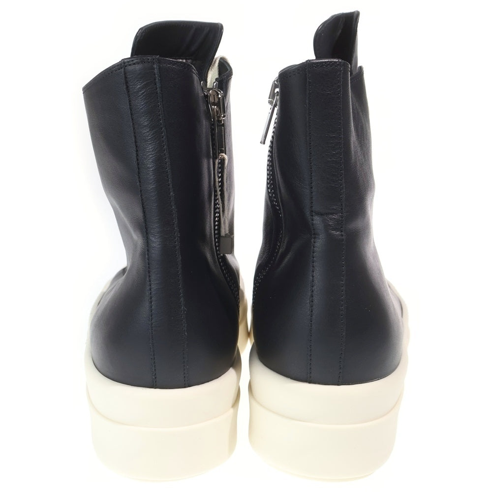 Rick Owens(リックオウエンス) MEGA BUMPER SNEAKS メガバンパー レザーハイカットスニーカー ブラック RU01E5859-LCO