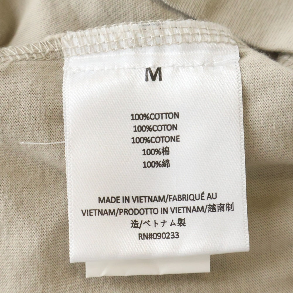 FEAR OF GOD ESSENTIALS(フィアオブゴッド エッセンシャルズ) L/S T-SHIRT ラバーロゴ 長袖Tシャツ ロンT ベージュ