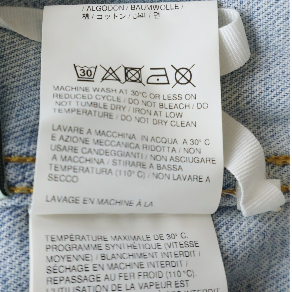 OFF-WHITE(オフホワイト) 21SS Oversize Denim Jacket ダメージ加工 デニムジャケット インディゴ OMYE001G20DEN001
