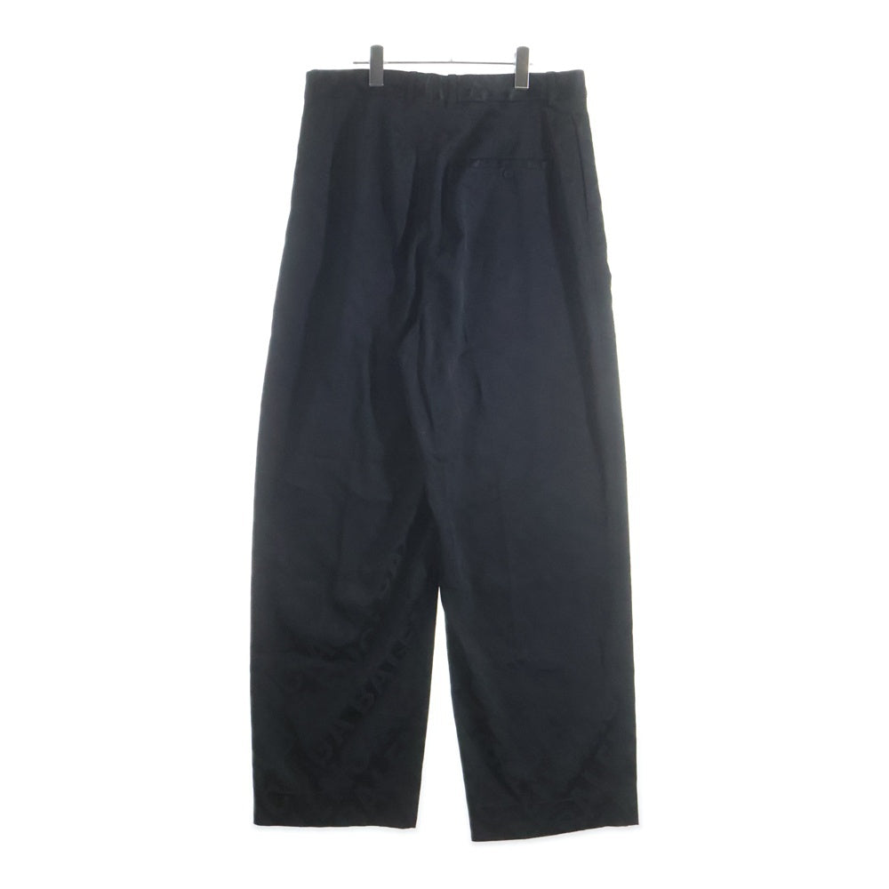 BALENCIAGA(バレンシアガ) Satin Baggy Pants 総柄 サテンバギーパンツ ブラック 671660 TIO38