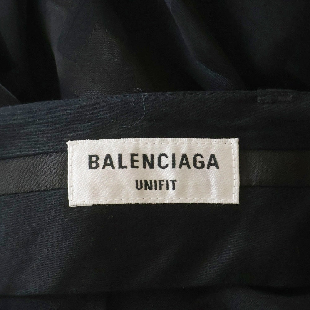 BALENCIAGA(バレンシアガ) Satin Baggy Pants 総柄 サテンバギーパンツ ブラック 671660 TIO38