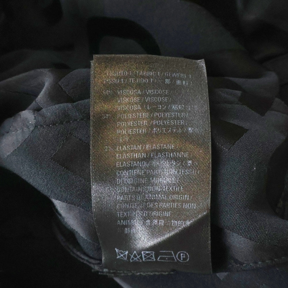 BALENCIAGA(バレンシアガ) Satin Baggy Pants 総柄 サテンバギーパンツ ブラック 671660 TIO38