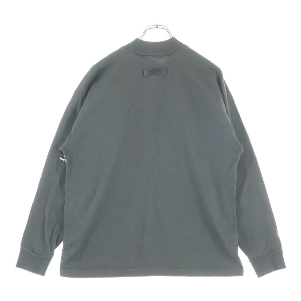 FEAR OF GOD ESSENTIALS(フィアオブゴッド エッセンシャルズ) L/S T-SHIRT フェルトロゴ 長袖Tシャツ ロンT グレー