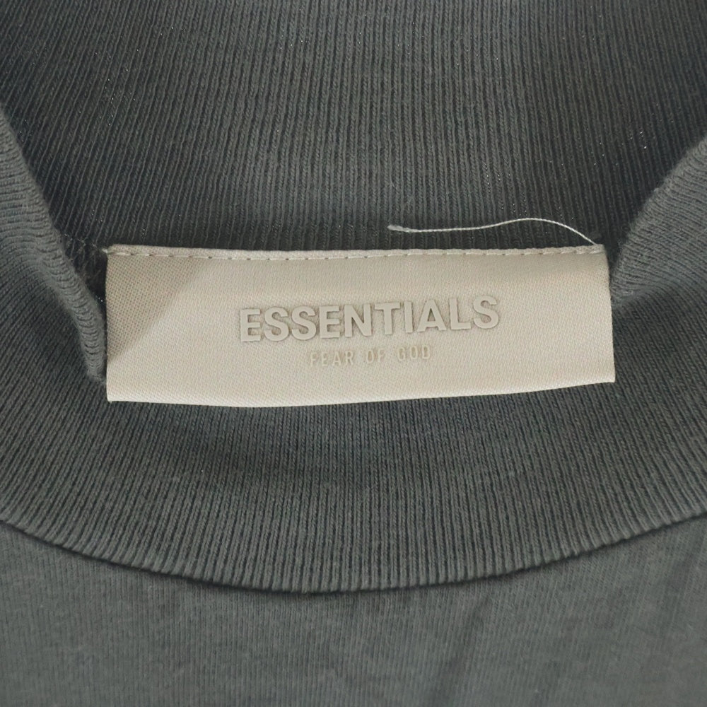 FEAR OF GOD ESSENTIALS(フィアオブゴッド エッセンシャルズ) L/S T-SHIRT フェルトロゴ 長袖Tシャツ ロンT グレー