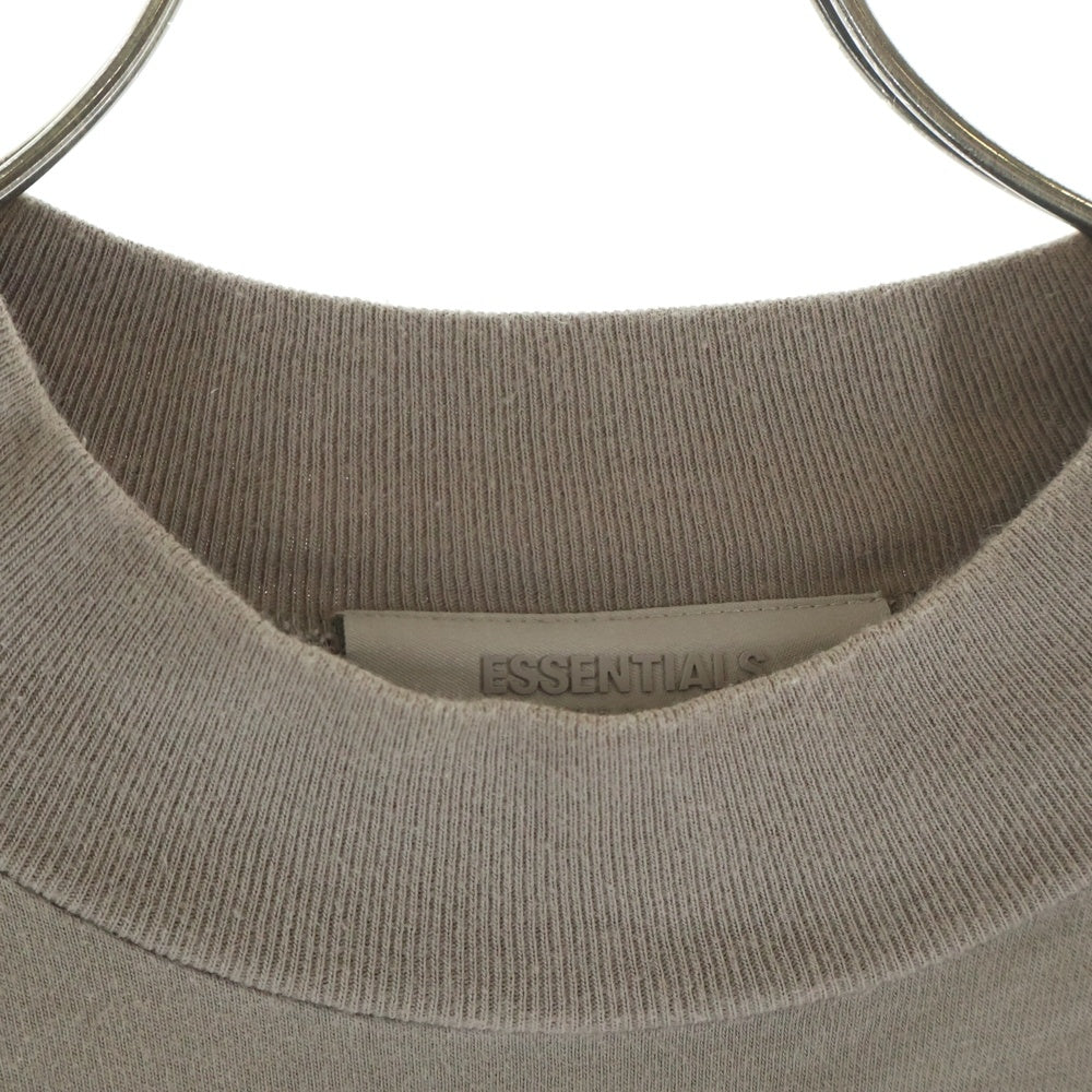 FEAR OF GOD ESSENTIALS(フィアオブゴッド エッセンシャルズ) L/S T-SHIRT フェルトロゴ 長袖Tシャツ ロンT ベージュ