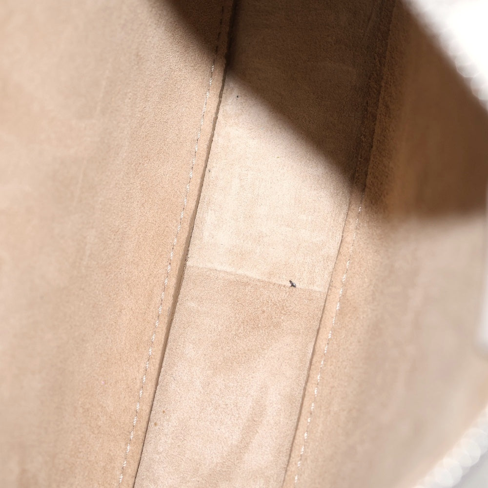 THE ROW(ザロウ) Half Moon Bag ハーフムーン レザーハンドバッグ ホワイト レディース