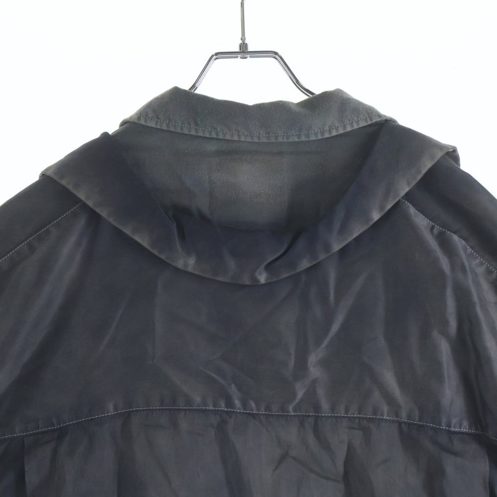 MAISON MIHARAYASUHIRO(メゾンミハラヤスヒロ) 24SS RC TWILL DOUBLE LAYERDE S/S SHIRTS レイヤード 半袖シャツ グレー A12SH071