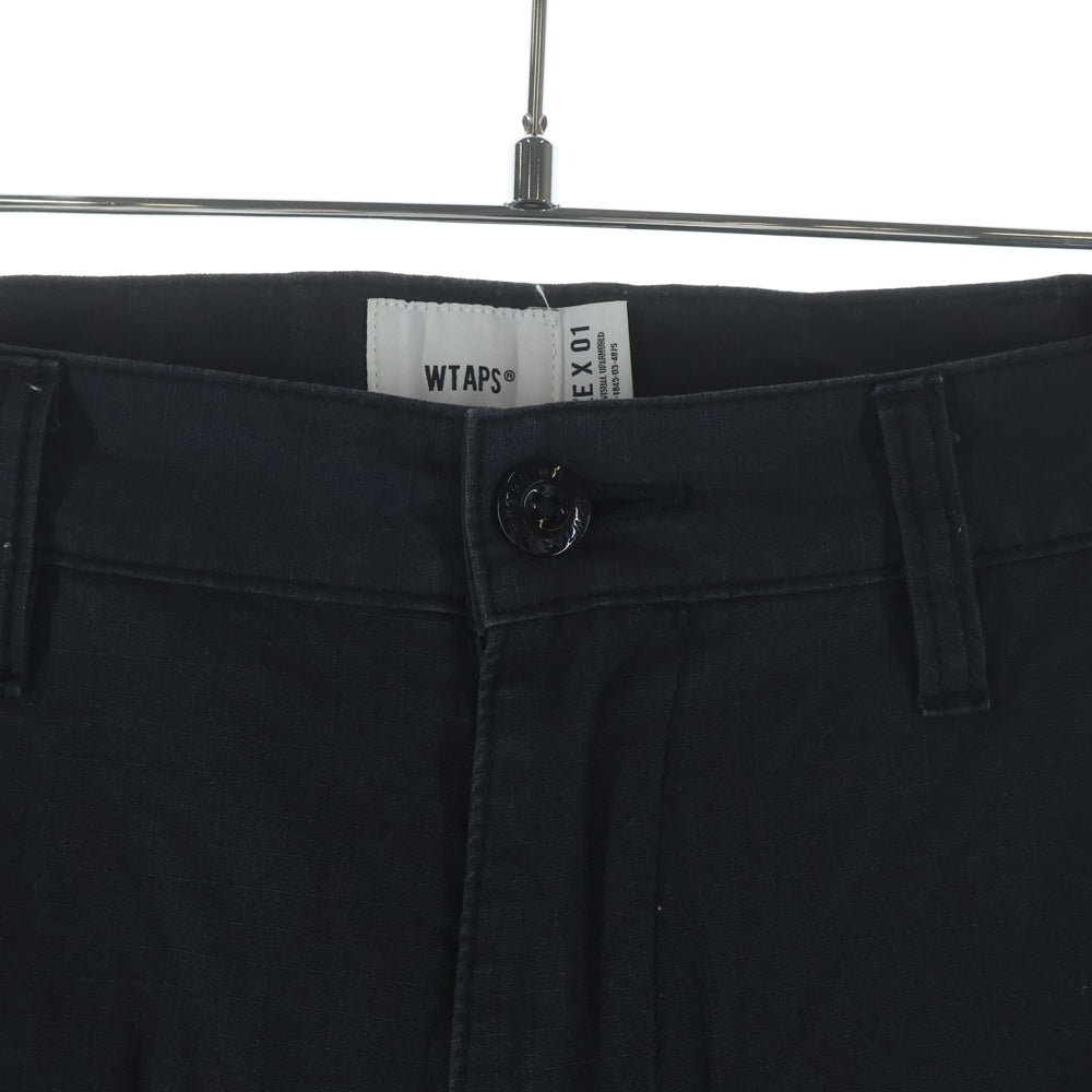 WTAPS(ダブルタップス) 24AW TROUSERS RIPSTOP ミリタリー リップストップトラウザーズ カーゴパンツ ブラック 242WVDT-PTM01