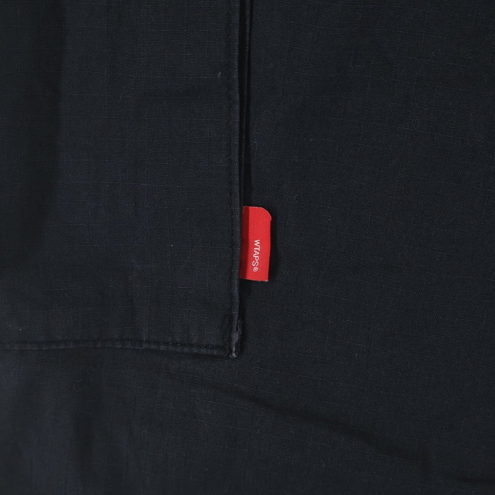WTAPS(ダブルタップス) 24AW TROUSERS RIPSTOP ミリタリー リップストップトラウザーズ カーゴパンツ ブラック 242WVDT-PTM01