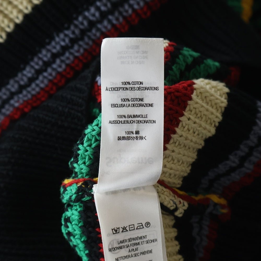 SUPREME(シュプリーム) 23AW Small Box Ribbed Sweater スモールボックスロゴ ボーダーニットセーター マルチ