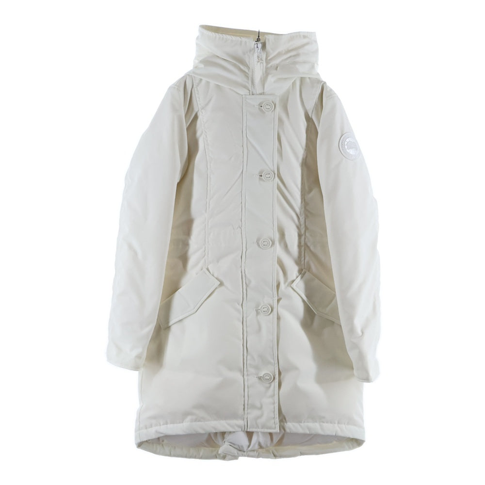 CANADA GOOSE(カナダグース) Rossclair Parka ロスクレア ロゴワッペン ダウンジャケット ホワイト 2580W1