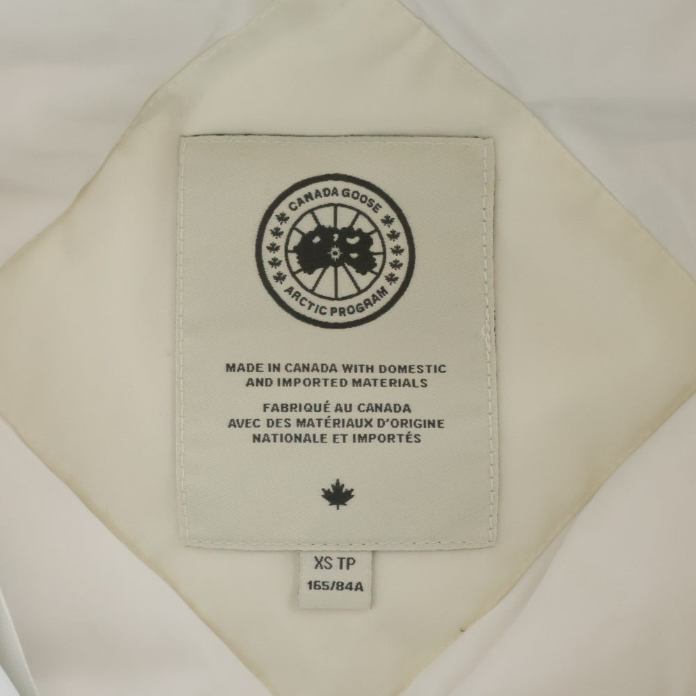 CANADA GOOSE(カナダグース) Rossclair Parka ロスクレア ロゴワッペン ダウンジャケット ホワイト 2580W1