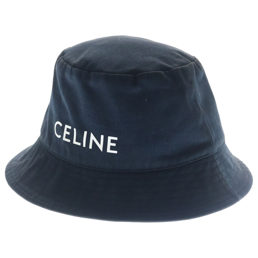 CELINE(セリーヌ) Bucket Hat ロゴプリント バケットハット 帽子 ブラック 2AU5B968P