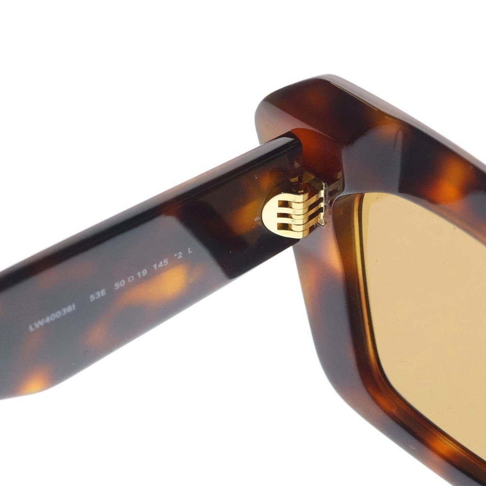 LOEWE(ロエベ) アナグラム バタフライフレーム サングラス アイウェア LW40036I ブラウン レディース