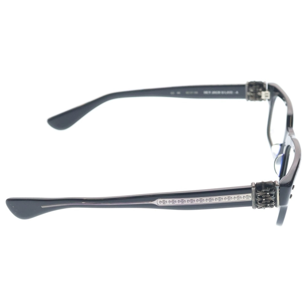 CHROME HEARTS(クロムハーツ) HEY JACK U LATE-A セメタリークロステンプルウェリントンサングラス 眼鏡 ブラック