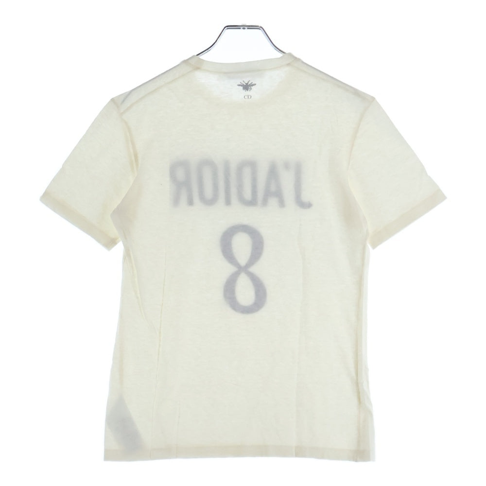 Christian Dior(クリスチャンディオール) JA'DIOR 8 ジャディオール ナンバリング ロゴプリント 半袖Tシャツ カットソー レディース 843T03TC428 ホワイト