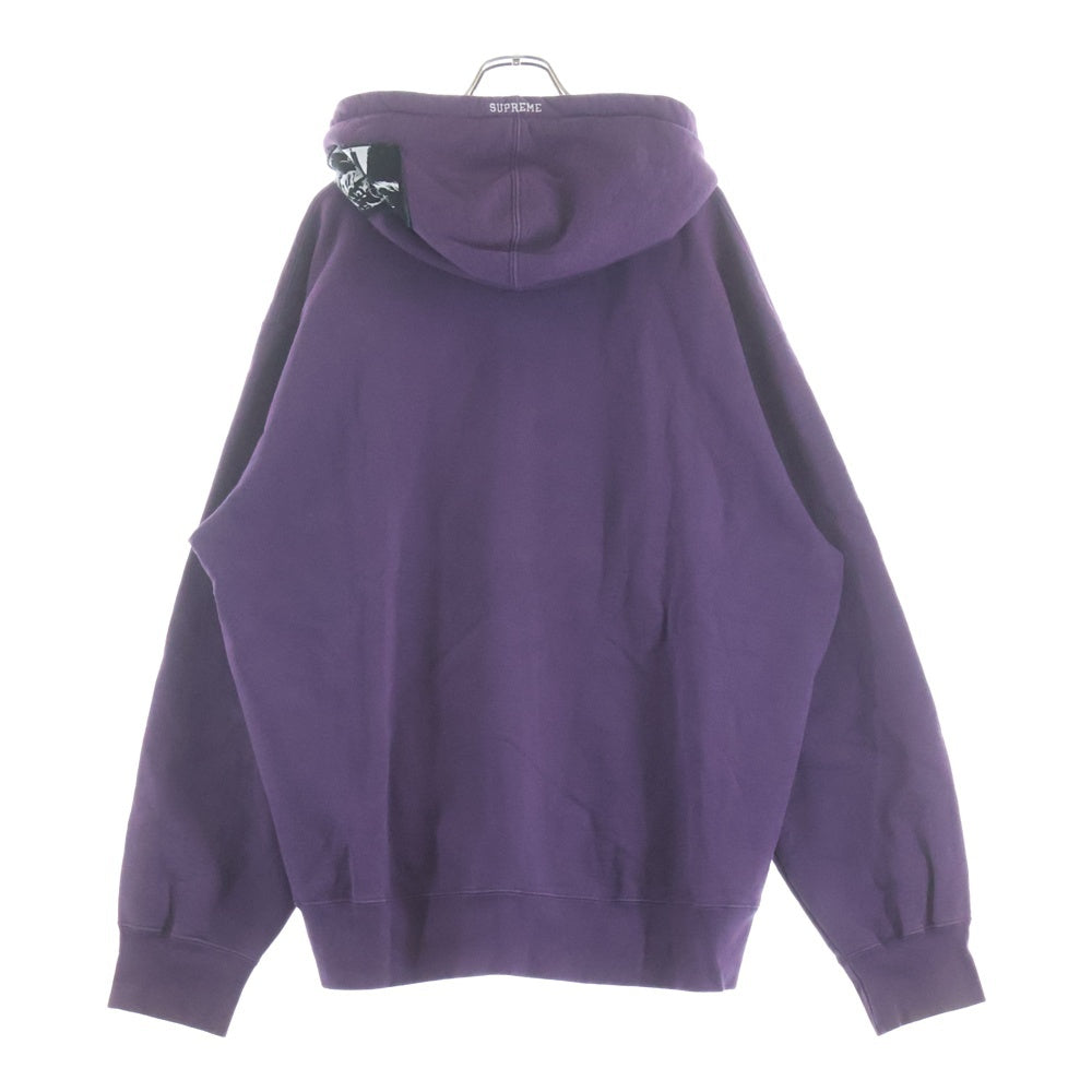 SUPREME(シュプリーム) 21AW The Crow Zip Up Hooded Sweatshirt クロウ ジップアップスウェットパーカー パープル