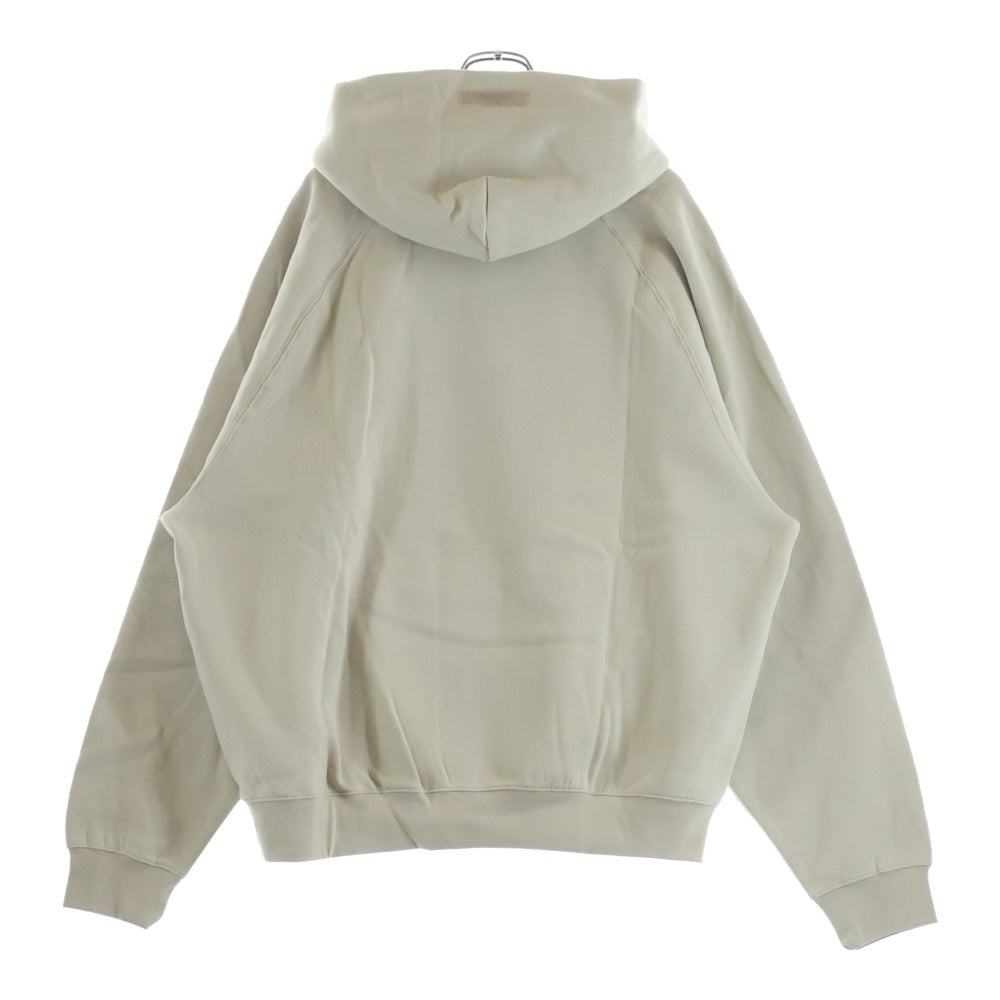 FEAR OF GOD ESSENTIALS(フィアオブゴッド エッセンシャルズ) HOODIE 1977 フェルトロゴ プルオーバースウェットパーカー フーディー ベージュ