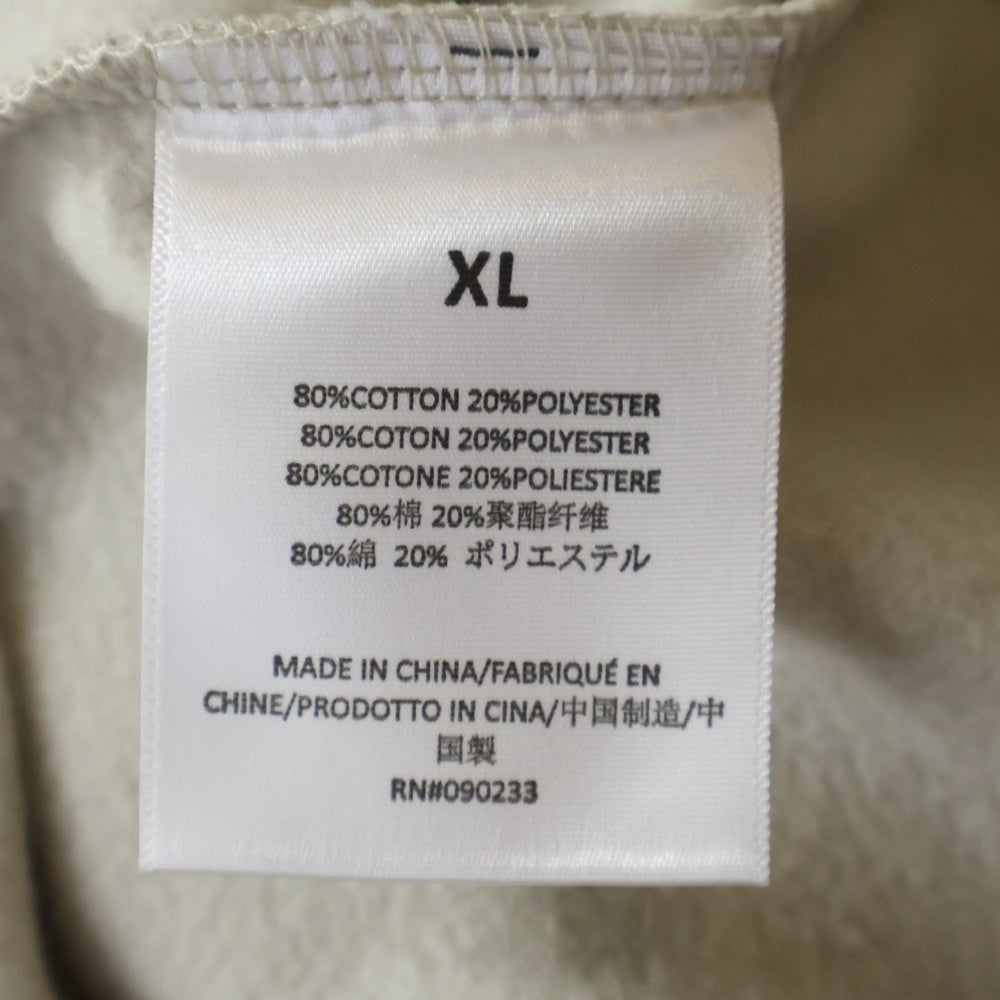 FEAR OF GOD ESSENTIALS(フィアオブゴッド エッセンシャルズ) HOODIE 1977 フェルトロゴ プルオーバースウェットパーカー フーディー ベージュ