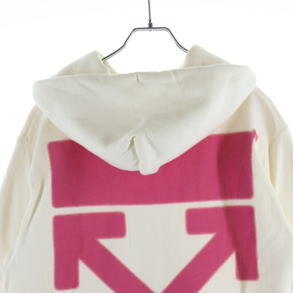 正規品☆ヘロンプレストン パーカー スウェット off white オフホワイト OFF-WHITE(オフホワイト) 18AW Hooded Sweatshirt レイヤードプル