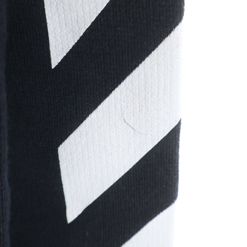 OFF-WHITE(オフホワイト) 14SS Caravaggio Hoodie カラヴァッジョ プルオーバースウェットパーカー フーディー ブラック