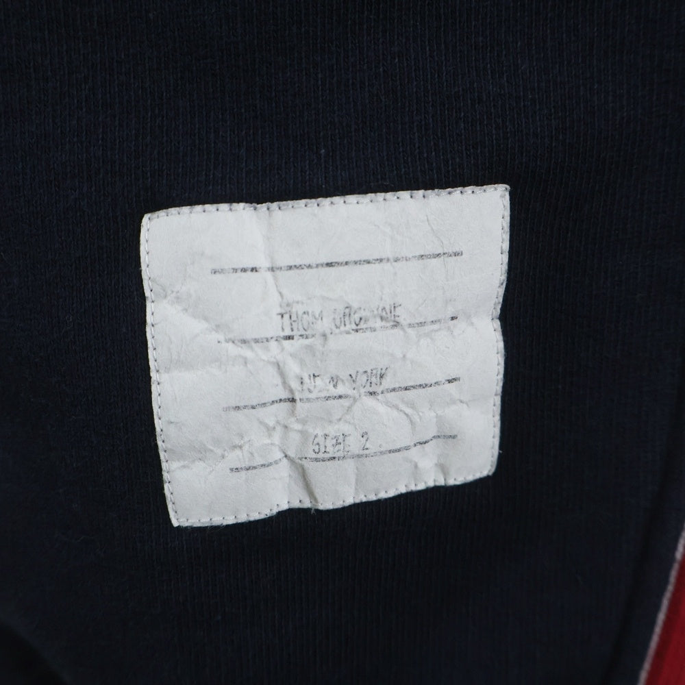 THOM BROWNE(トムブラウン) Sweatpants サイドライン スウェットパンツ ネイビー MJQ066A