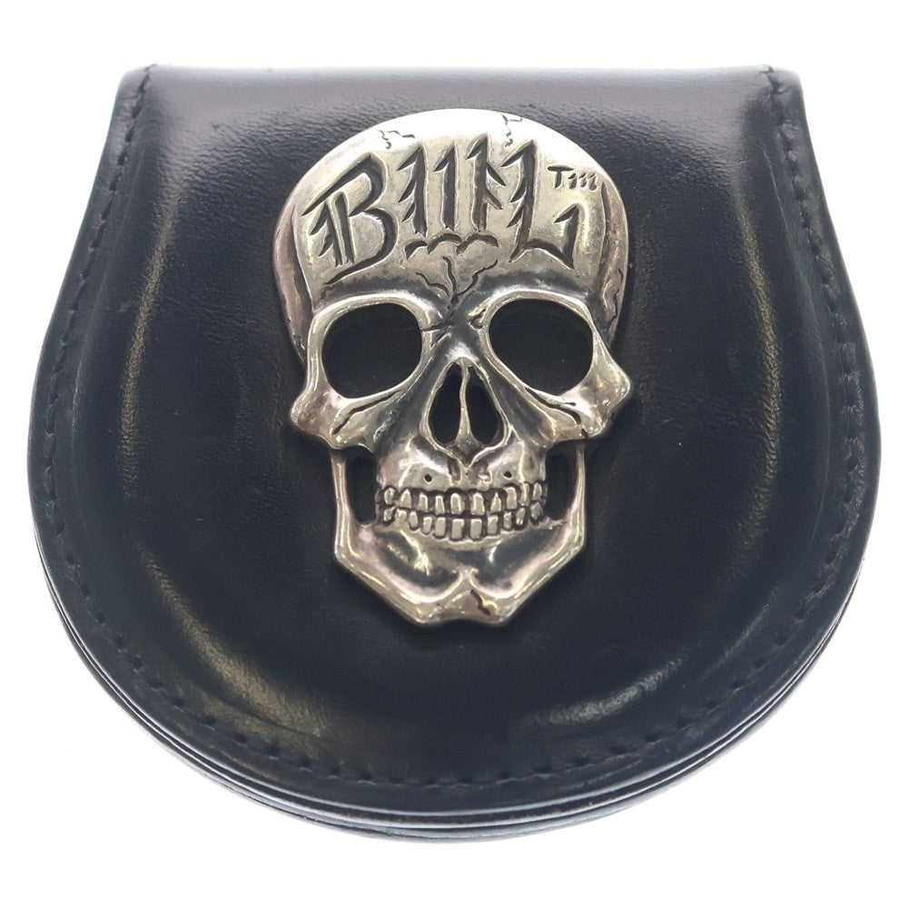 Bill Wall Leather/BWL(ビルウォールレザー) Skull Coin Case スカル レザーコインケース ブラック