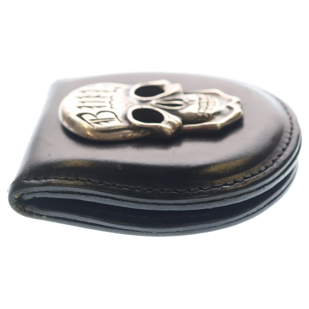 Bill Wall Leather/BWL(ビルウォールレザー) Skull Coin Case スカル レザーコインケース ブラック