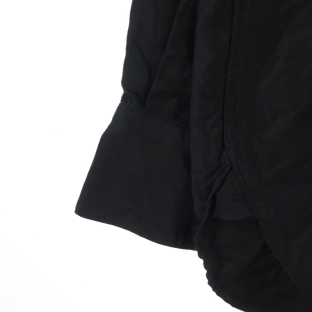 COMOLI(コモリ) 25SS コットンウエスタンシャツ ブラック D01-02002