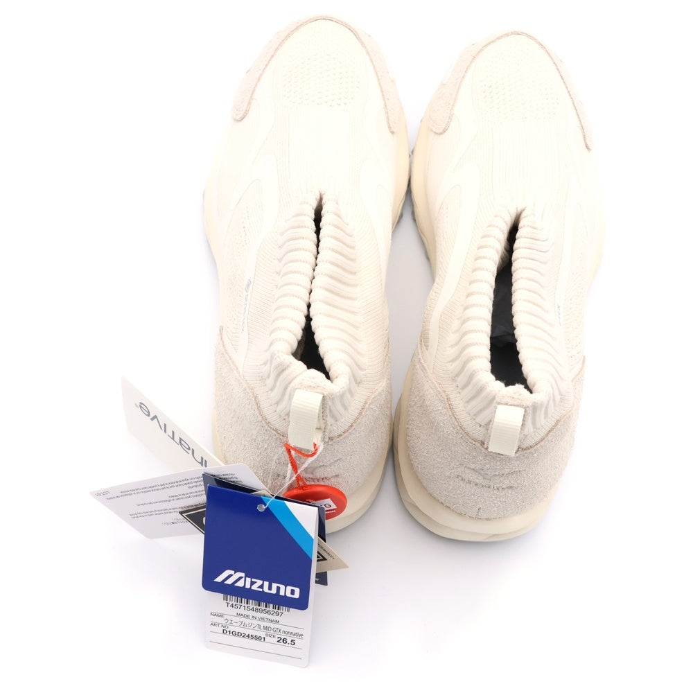 MIZUNO(ミズノ) nonnative Wave Mujin TL Mid GORE-TEX ノンネイティブ ウェーブ ムジン ローカットスニーカー ベージュ US8.5/26.5cm D1GD245501