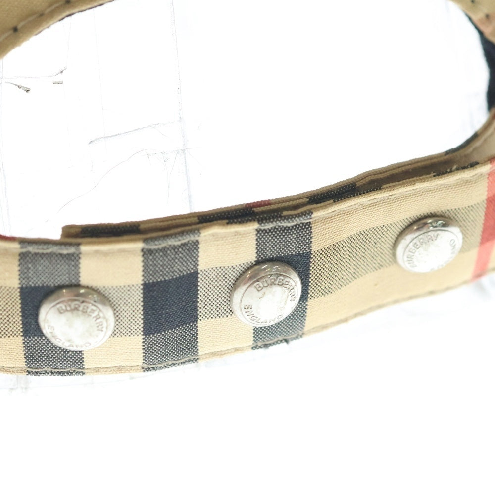 BURBERRY(バーバリー) ノバチェック ベースボールキャップ 8017283
