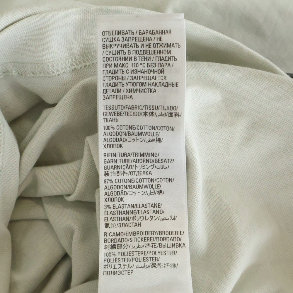 BALENCIAGA(バレンシアガ) Logo Embroidery Taped T-Shirt 712398 TNVG1 テープキャンペーンロゴ 半袖Tシャツ ホワイト