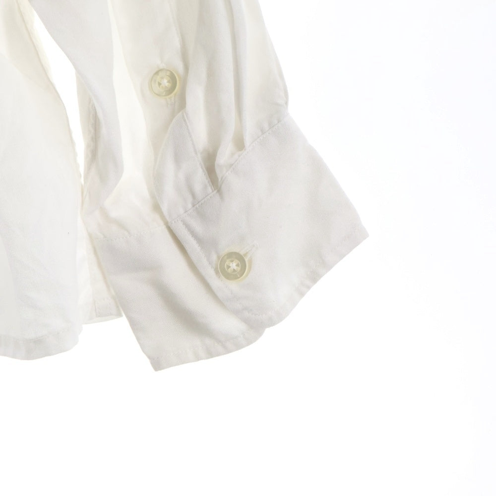 WACKO MARIA(ワコマリア) 50S OPEN COLLAR SHIRT ロゴ刺繍 オープンカラーシャツ 長袖開襟シャツ ホワイト