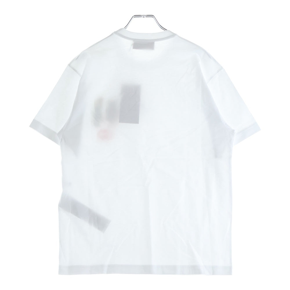 GUCCI(グッチ) Higuchi Yuko T-Shirt 日本限定 ヒグチユウコ ロゴ刺繍半袖Tシャツ ホワイト 855021 XJHTN
