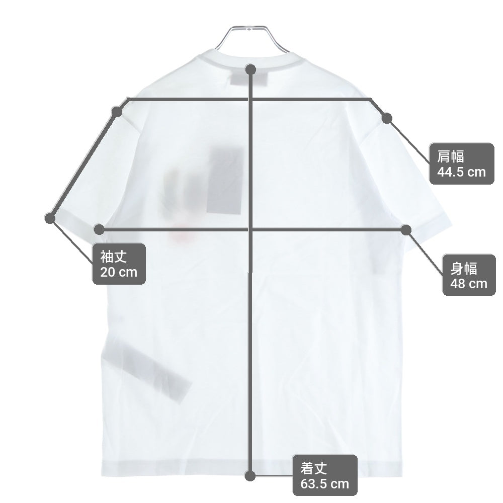 GUCCI(グッチ) Higuchi Yuko T-Shirt 日本限定 ヒグチユウコ ロゴ刺繍半袖Tシャツ ホワイト 855021 XJHTN
