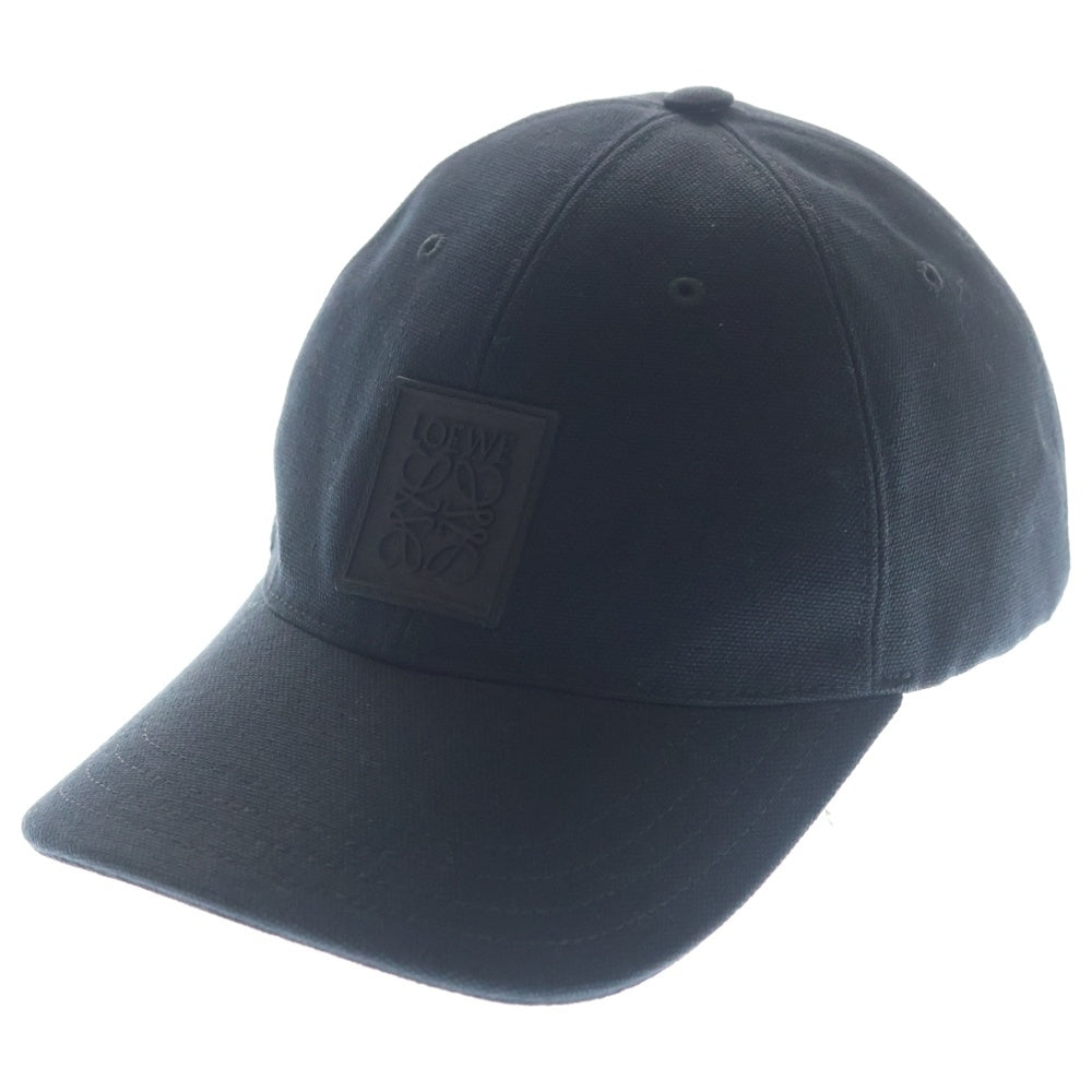 LOEWE(ロエベ) Cap アナグラムロゴパッチ キャップ 帽子 ブラック K820AA2X01 レディース