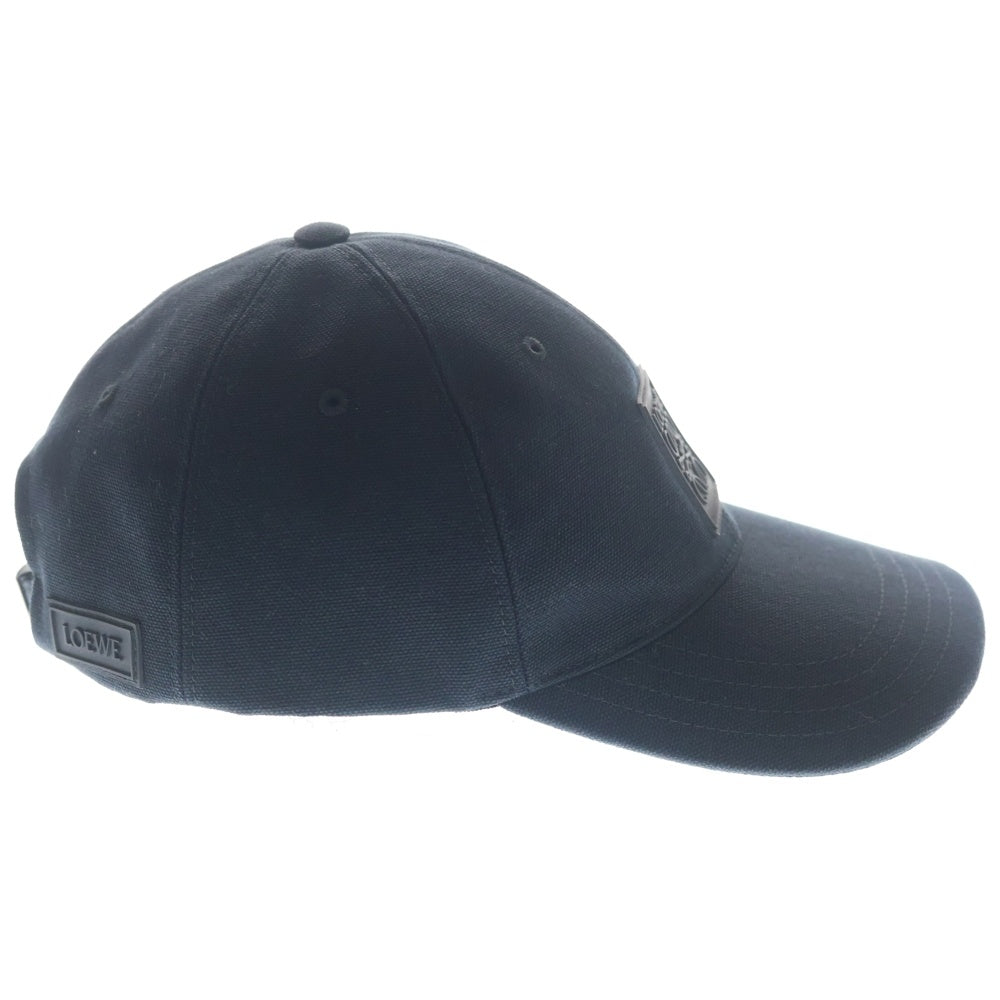 LOEWE(ロエベ) Cap アナグラムロゴパッチ キャップ 帽子 ブラック K820AA2X01 レディース