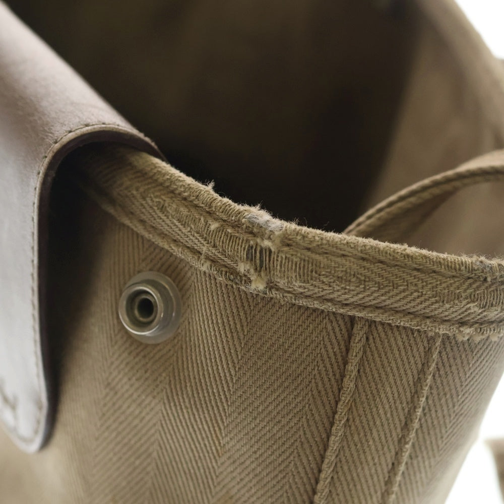 HERMES(エルメス) ヴァルパライソPM キャンバス/レザー ハンドバッグ ベージュ □J刻印 レディース