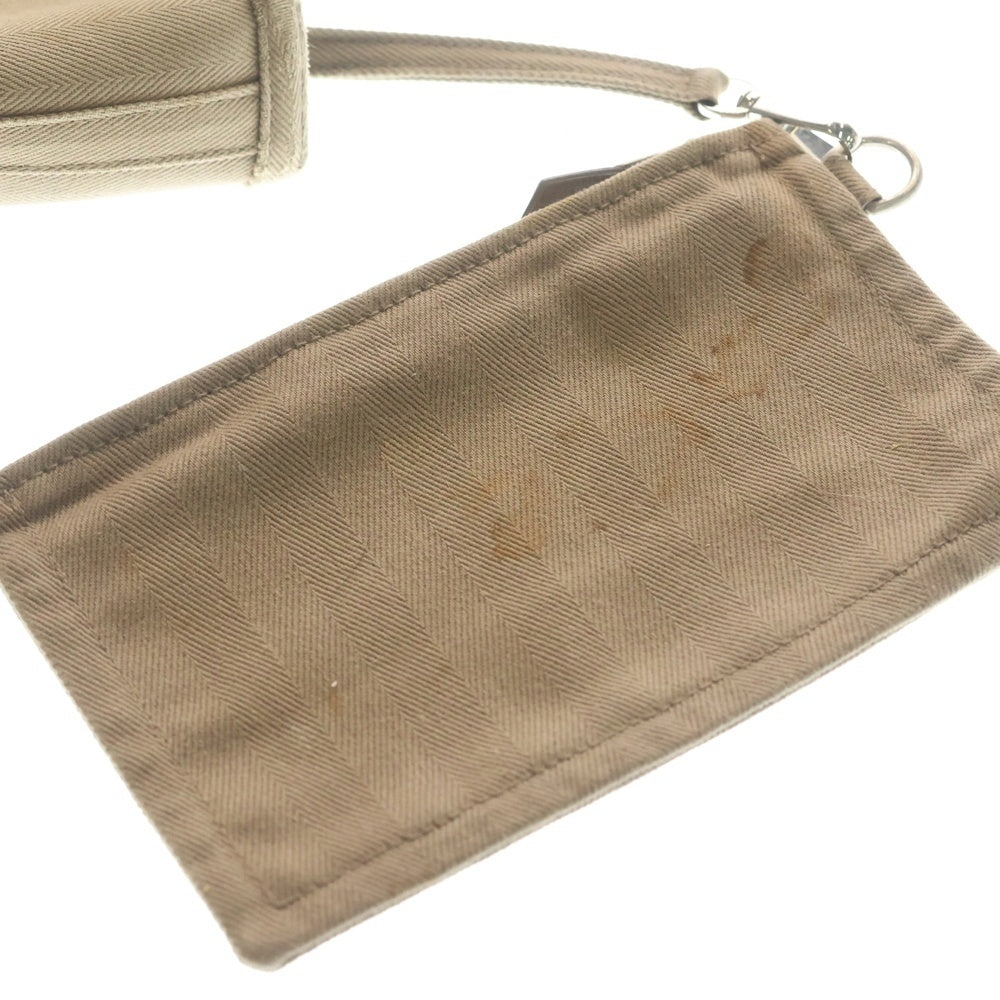 HERMES(エルメス) ヴァルパライソPM キャンバス/レザー ハンドバッグ ベージュ □J刻印 レディース