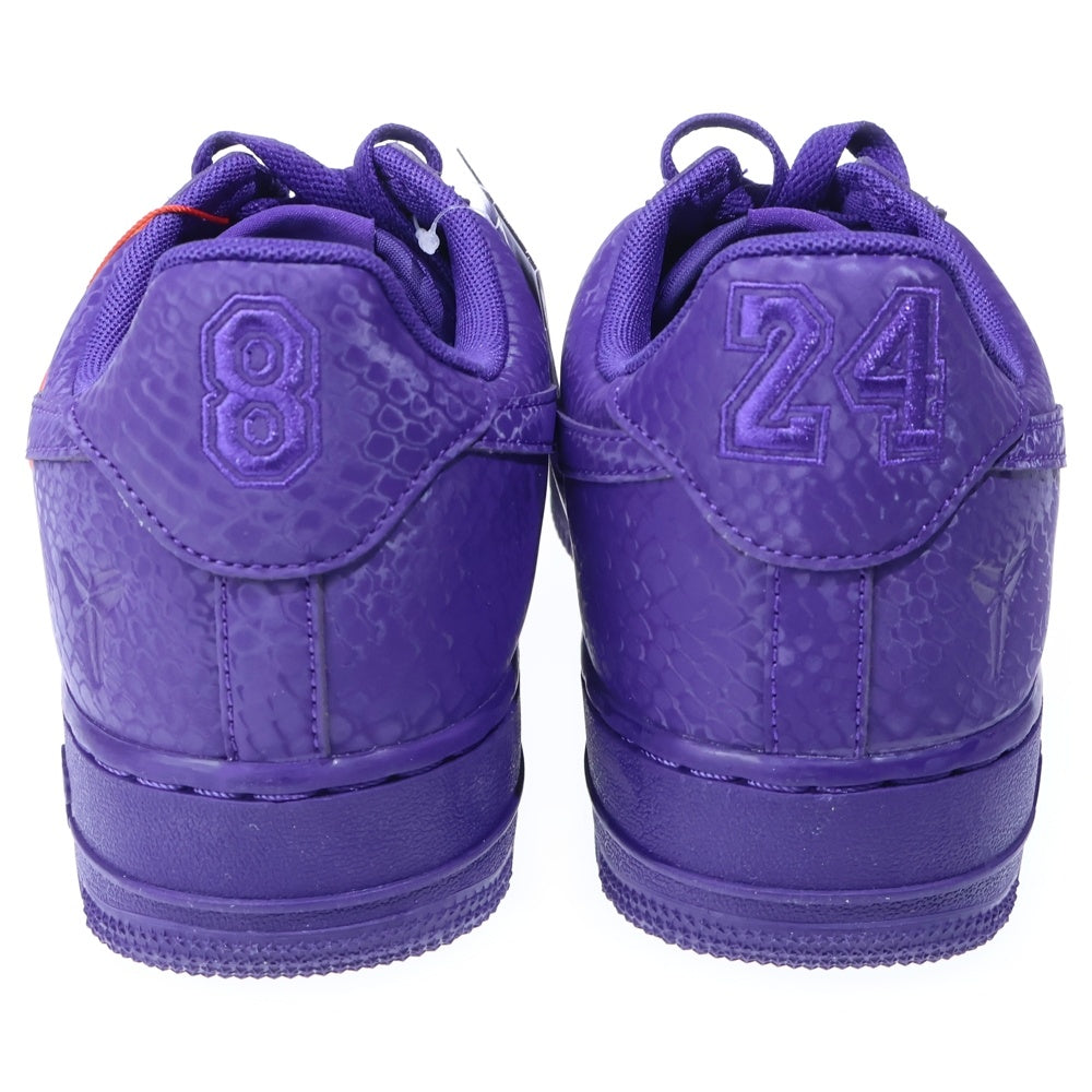 NIKE(ナイキ) ×KOBE BRYANT AIR FORCE 1 LOW COURT PURPLE コービーブライアント エアフォース1 コートパープル ローカットスニーカー パープル US11/29cm IB0018-500