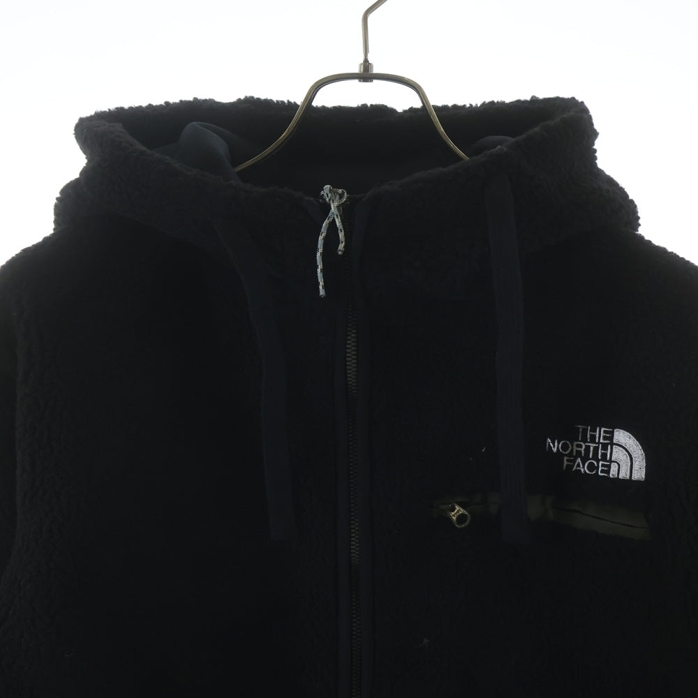 THE NORTH FACE(ザノースフェイス) SAVE THE EARTH FLEECE HOODIE ジップアップフリースパーカー フーディー ブラック NJ4FMO7A