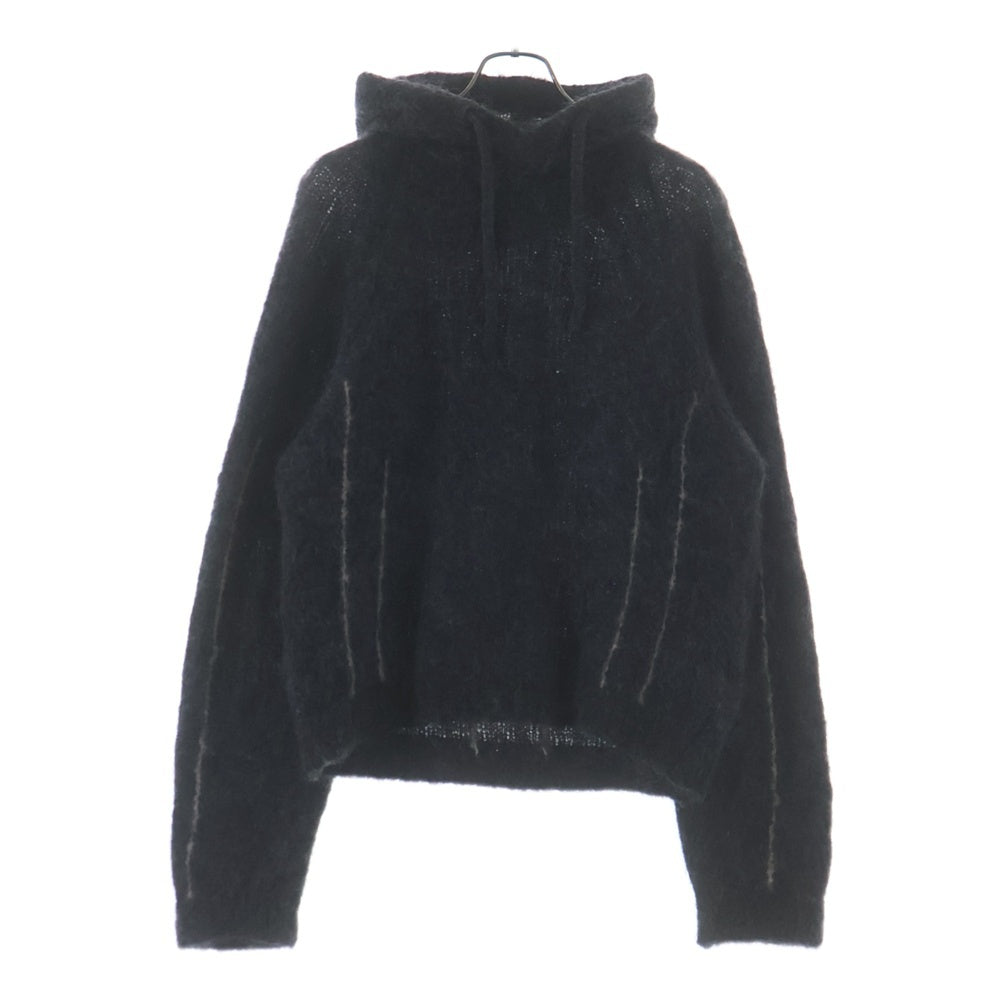 _J.L - A.L_(ジェイラル) Fletch Hoodie アルパカニット プルオーバーパーカー フーディー グレー