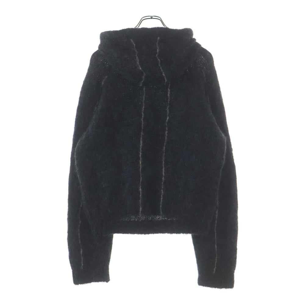 _J.L - A.L_(ジェイラル) Fletch Hoodie アルパカニット プルオーバーパーカー フーディー グレー