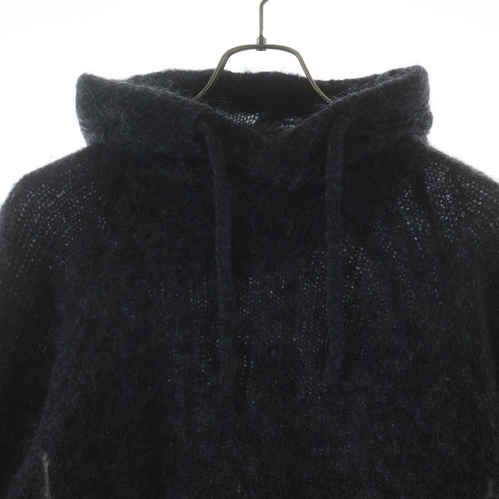 _J.L - A.L_(ジェイラル) Fletch Hoodie アルパカニット プルオーバーパーカー フーディー グレー