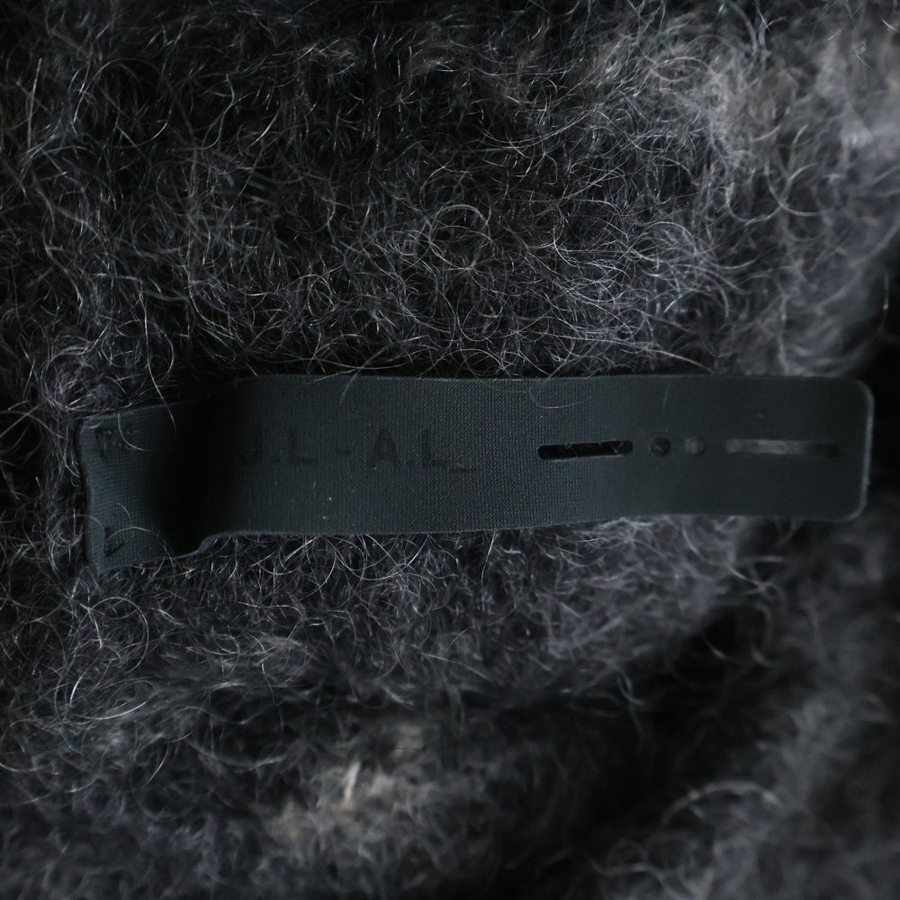 _J.L - A.L_(ジェイラル) Fletch Hoodie アルパカニット プルオーバーパーカー フーディー グレー
