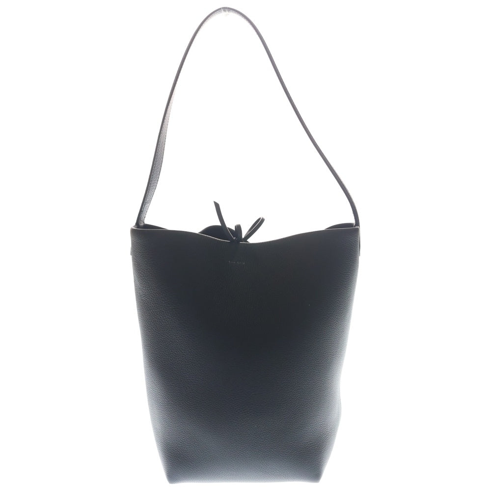 THE ROW(ザロウ) N/S PARK TOTE パークトート ミディアム レザーハンドバッグ ブラック レディース