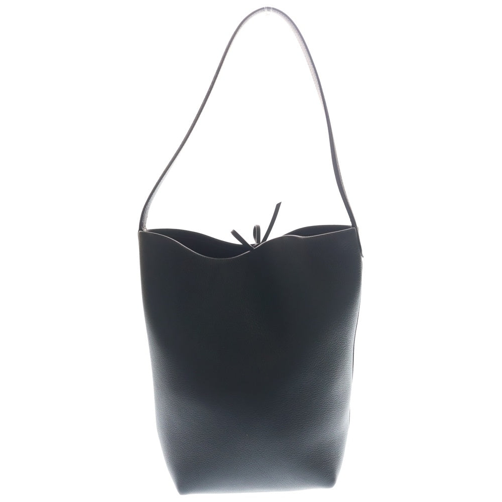 THE ROW(ザロウ) N/S PARK TOTE パークトート ミディアム レザーハンドバッグ ブラック レディース