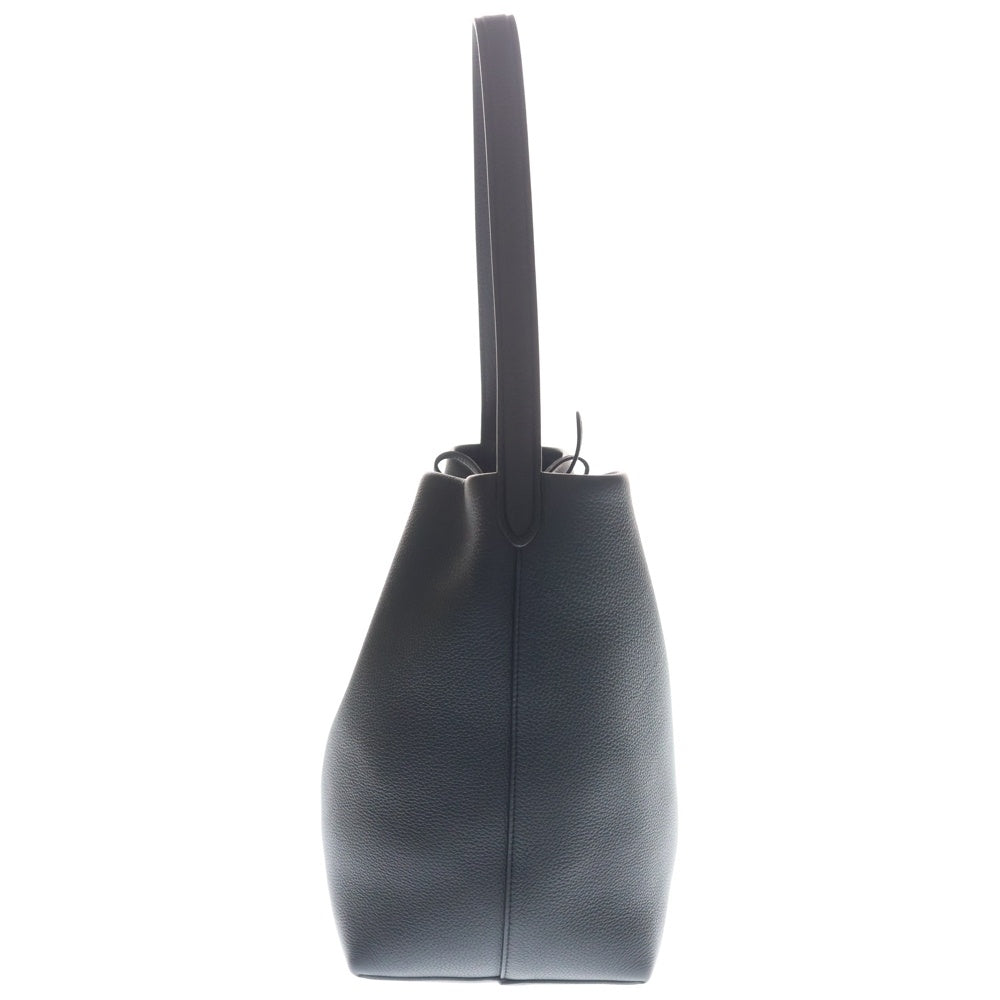 THE ROW(ザロウ) N/S PARK TOTE パークトート ミディアム レザーハンドバッグ ブラック レディース