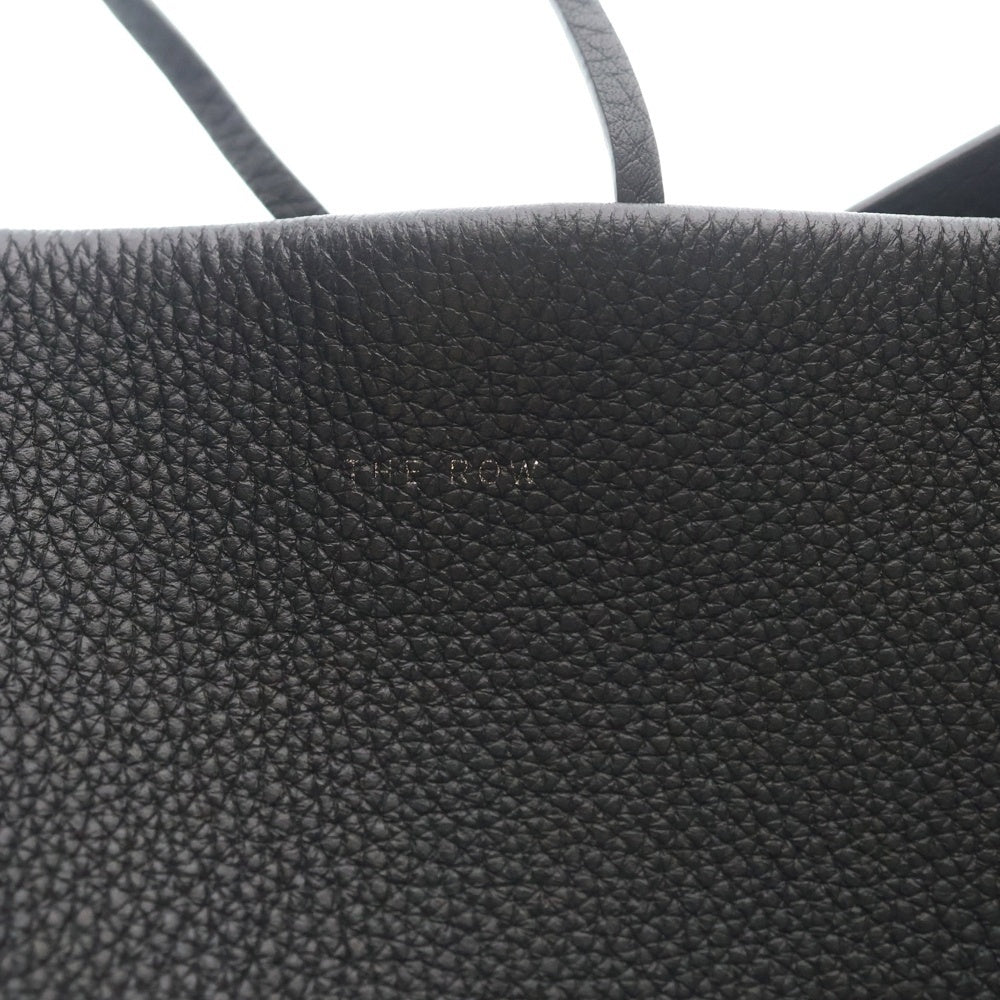 THE ROW(ザロウ) N/S PARK TOTE パークトート ミディアム レザーハンドバッグ ブラック レディース