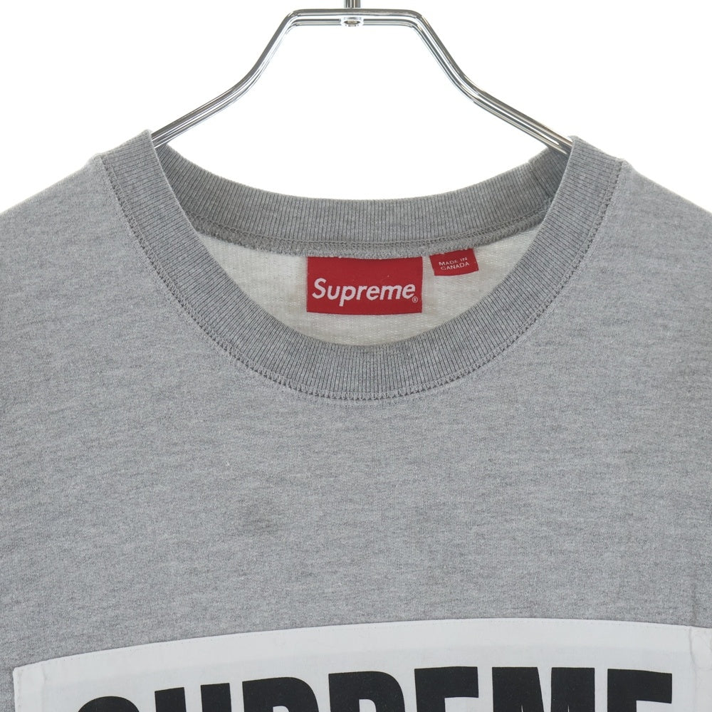 SUPREME(シュプリーム) 14SS Marathon Crewneck マラソン クルーネックスウェットトレーナー グレー